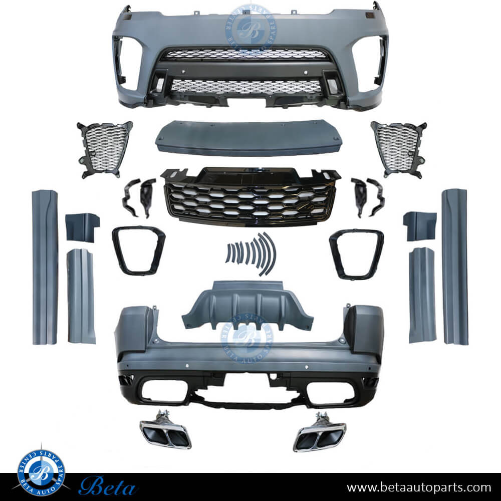 Body Kit Upgrade to 2018 SVR look for Range Rover Sport 2013-2017 models Body Kit Upgrade to 2018 SVR look for Range Rover Sport 2013-2017 models